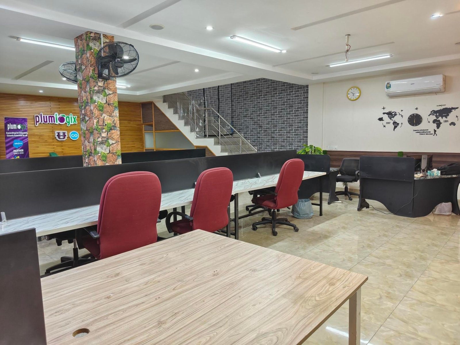 Team and private workspace